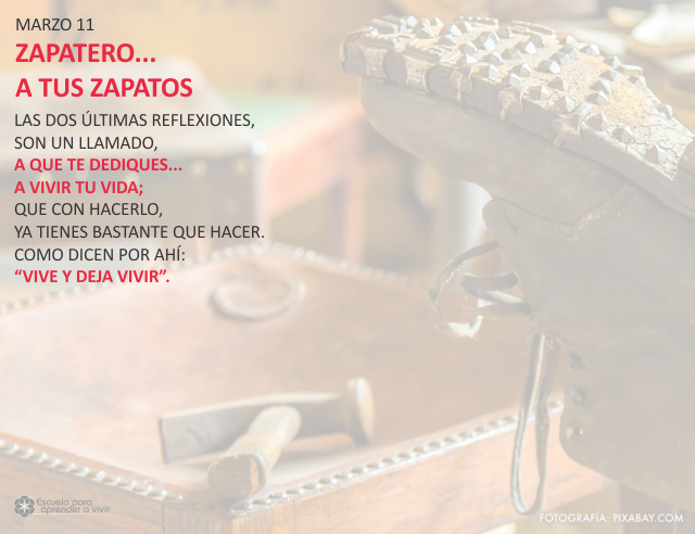 Zapatero... a tus zapatos